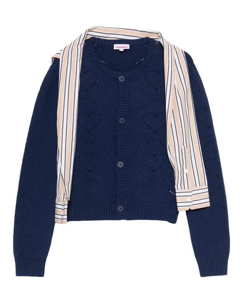 Charles Jeffrey Loverboy button-up cardigan - Blau Blau