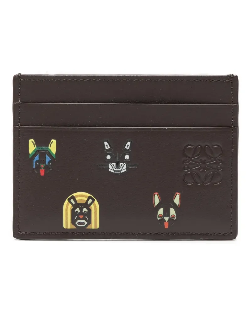 Loewe x Louis Wain Kartenetui - Braun Braun