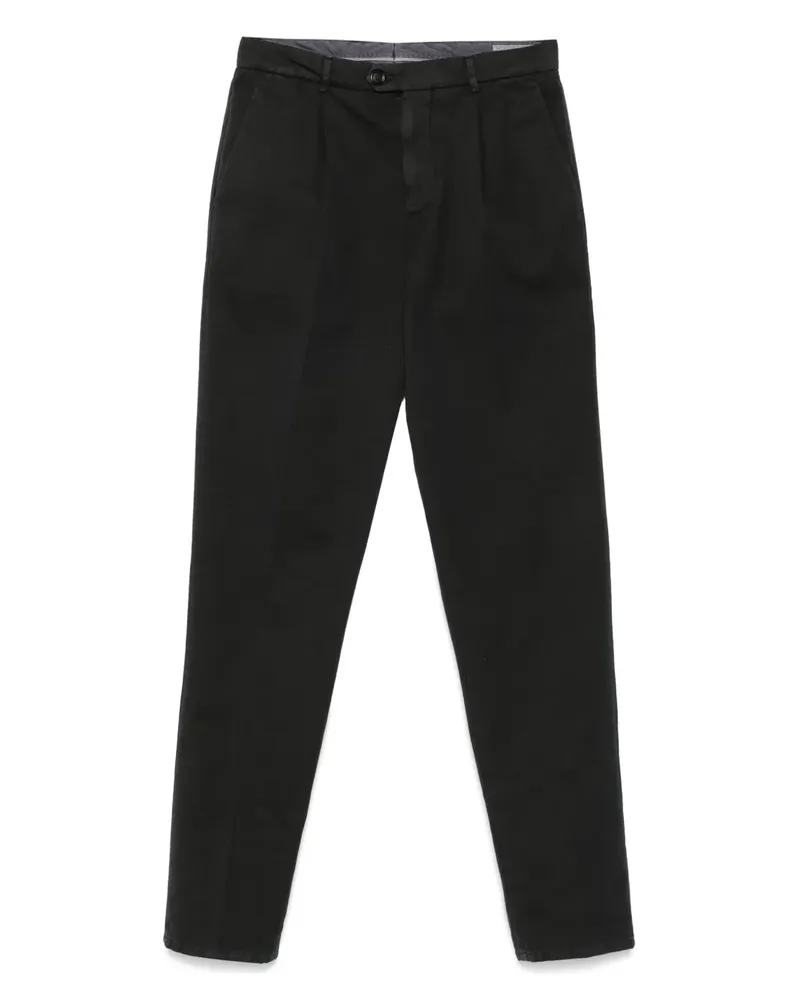 Brunello Cucinelli Hose mit geradem Bein - Schwarz Schwarz