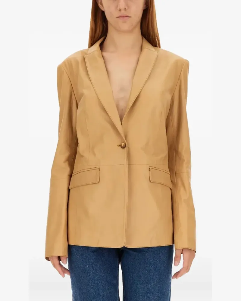 Bully single-breasted jacket - Braun Braun