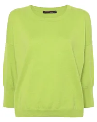 INCENTIVE! cashmere Kaschmirpullover mit rundem Ausschnitt Grün