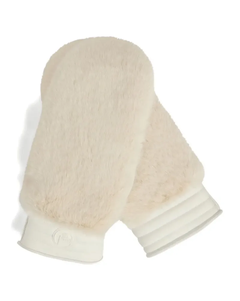 FUSALP faux-fur ski gloves - Weiß Weiß