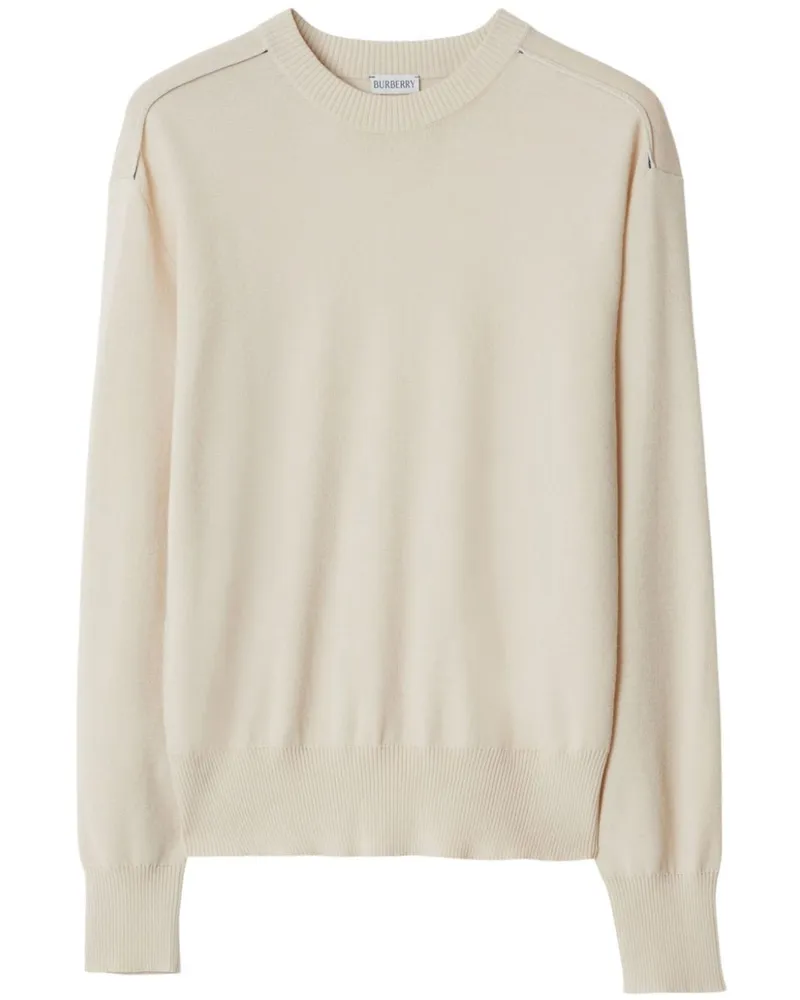 Burberry Pullover mit rundem Ausschnitt - Nude Nude