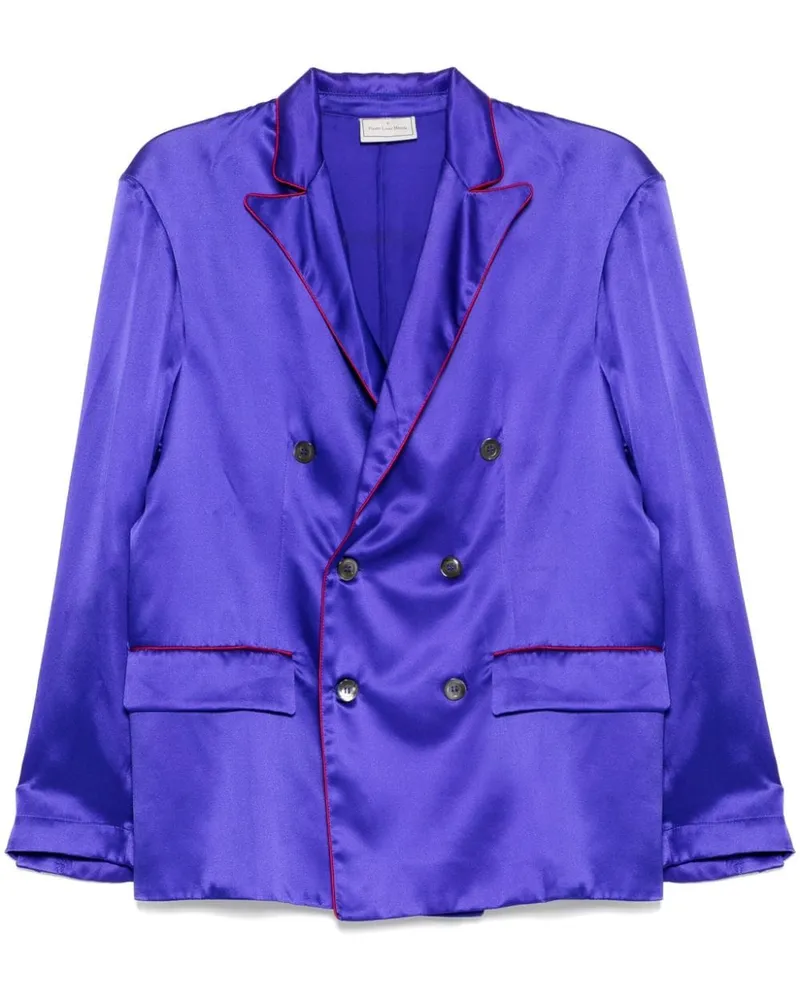 Pierre-Louis Mascia ADANA Jacke aus Seide - Violett Violett