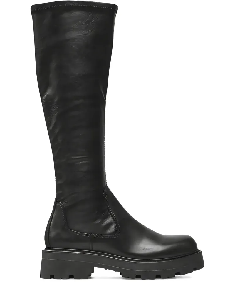 Vagabond Kniehohe Cosmo 2.0 Stiefel mit Plateau - Schwarz Schwarz
