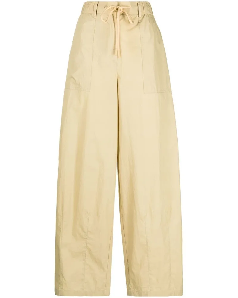 Moncler Tapered-Hose mit hohem Bund - Nude Nude