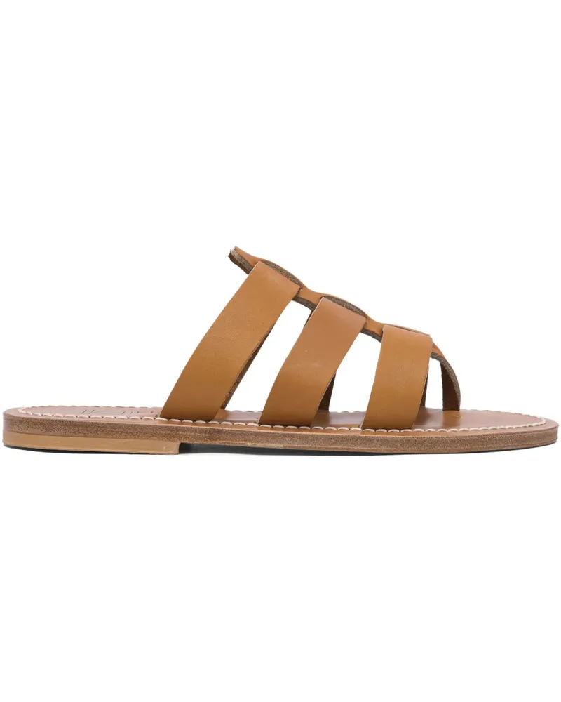 K.Jacques  Sandalen aus Leder - Braun Braun