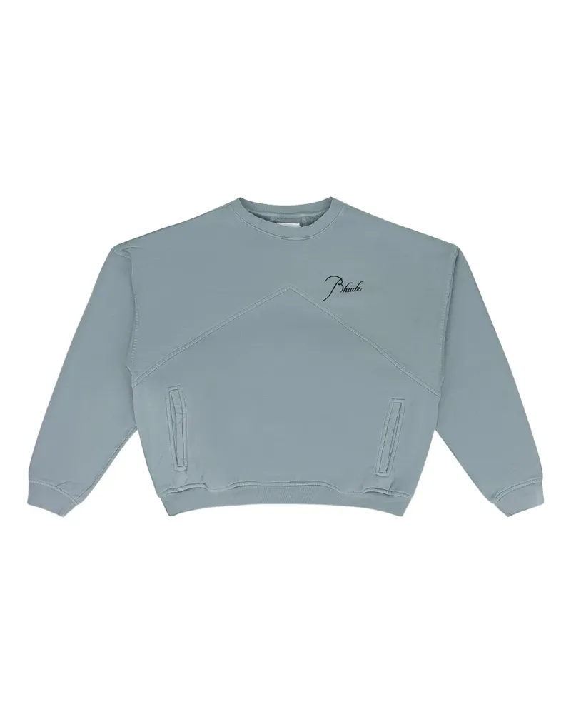 RHUDE crew-neck sweatshirt - Grün Grün