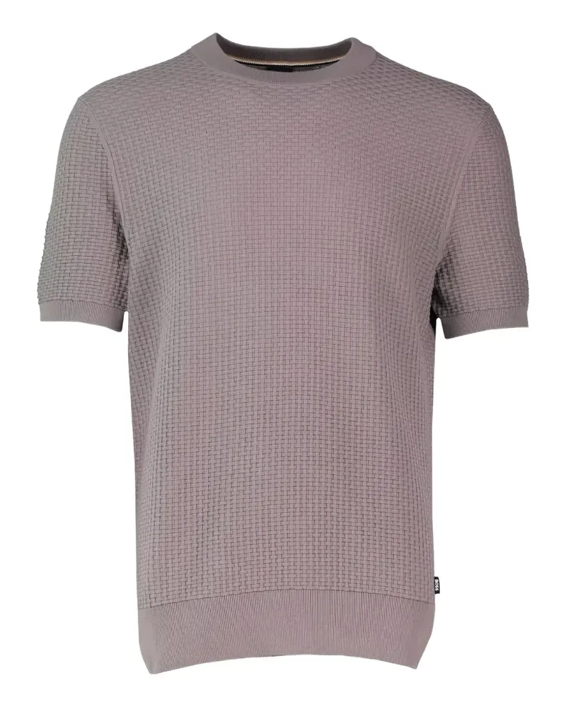 HUGO BOSS crew-neck T-shirt - Violett Violett