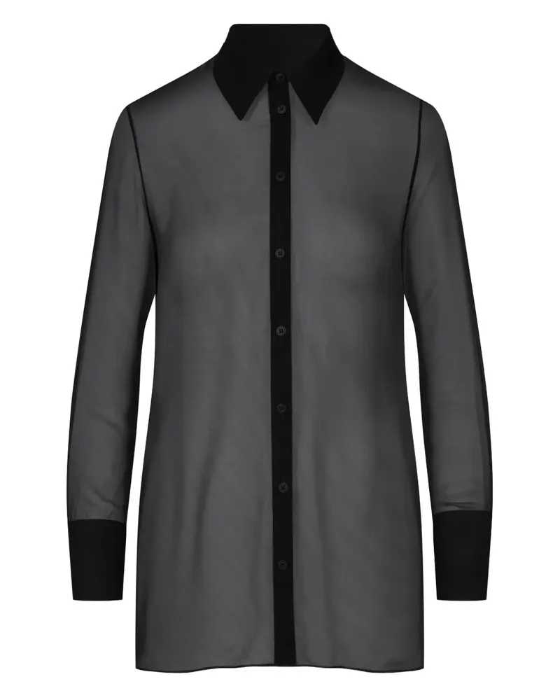 Maison Close Klassisches Hemd - Schwarz Schwarz