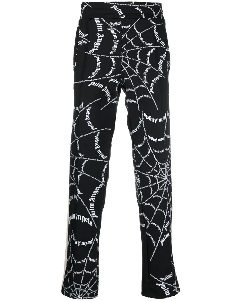 Palm Angels Spider Web "Black" Jogginghose - Schwarz Schwarz