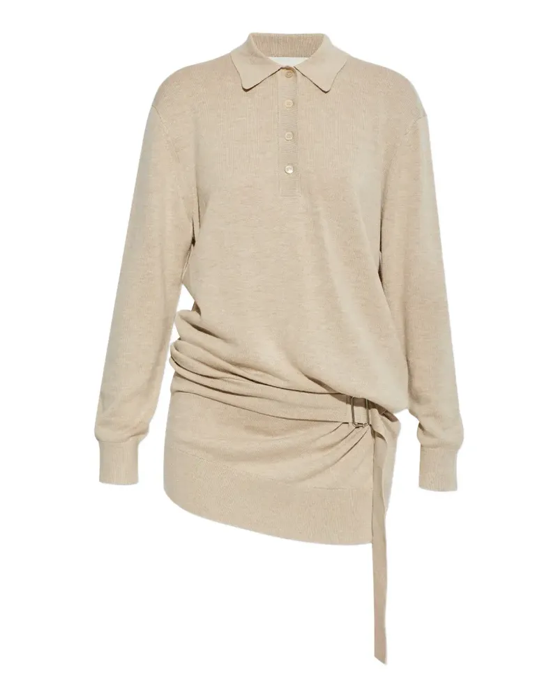 Isabel Marant Drapiertes Bathilde Minikleid - Nude Nude