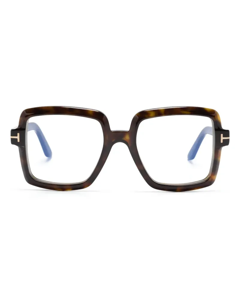 Tom Ford FT5913B Brille in Schildpattoptik - Braun Braun