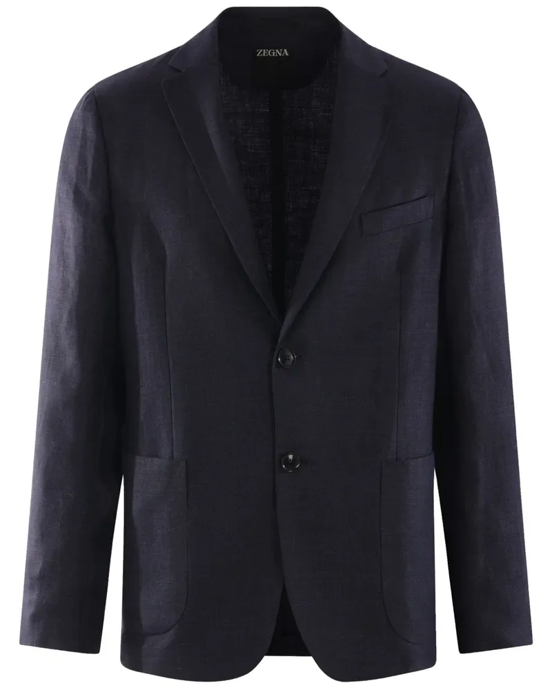 Ermenegildo Zegna Einreihiges Sakko - Blau Blau