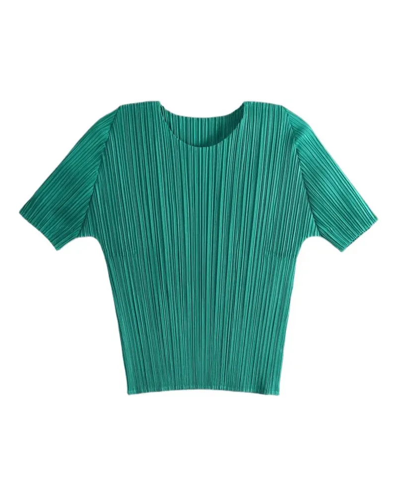 Issey Miyake Monthly Colors July pleated top - Grün Grün