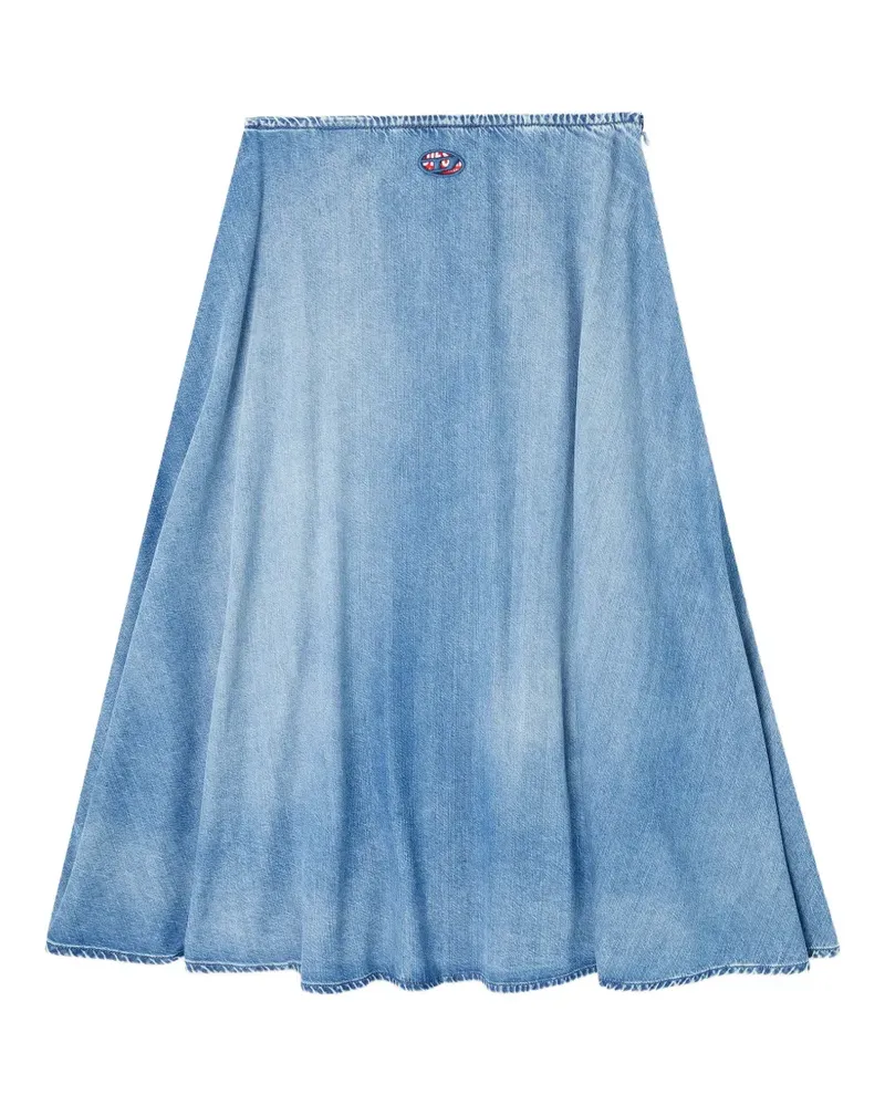 Diesel De-Annie-S3 A-line midi skirt - Blau Blau