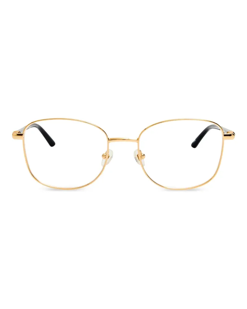 Jacquemus Brille mit eckigem Gestell - Gold Gold