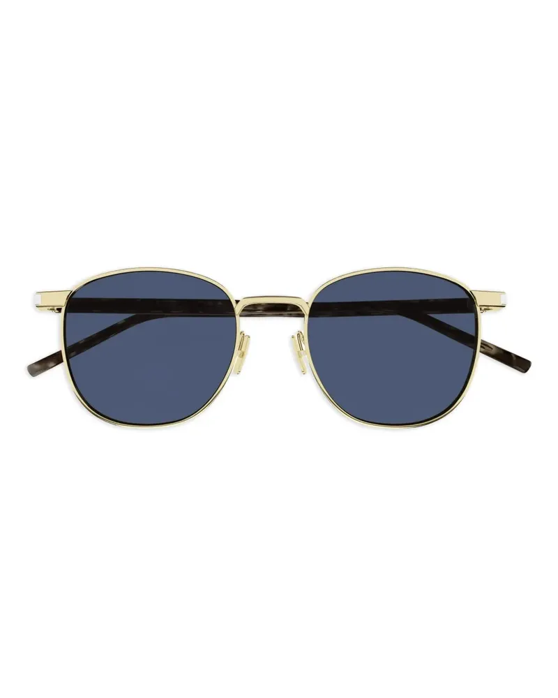 Saint Laurent Sonnenbrille mit rundem Gestell - Schwarz Schwarz