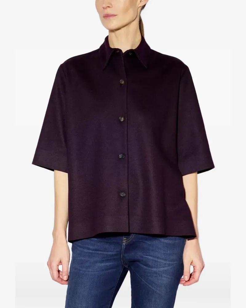 Liviana Conti Eston short-sleeve button-up shirt - Violett Violett