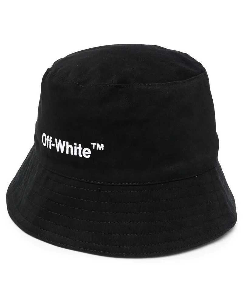 OFF-WHITE Helvetica Fischerhut - Schwarz Schwarz