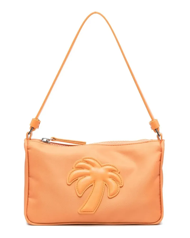 Palm Angels Schultertasche mit Logo-Applikation - Orange Orange