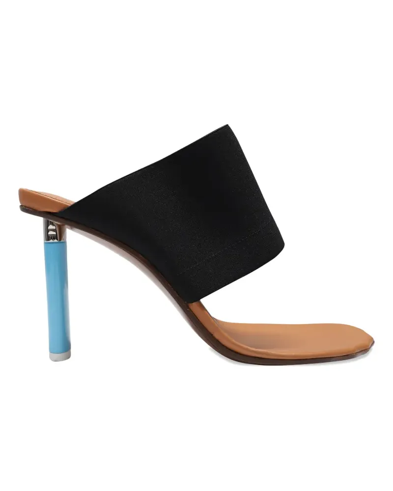 VETEMENTS lighter-heel canvas mules - Schwarz Schwarz