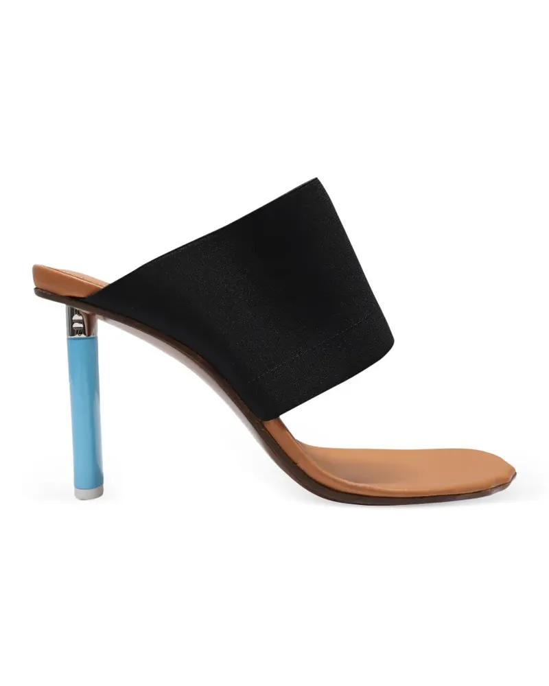 VETEMENTS lighter-heel canvas mules - Schwarz Schwarz