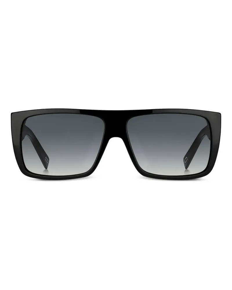 Marc Jacobs Icon Sonnenbrille mit eckigem Gestell - Schwarz Schwarz