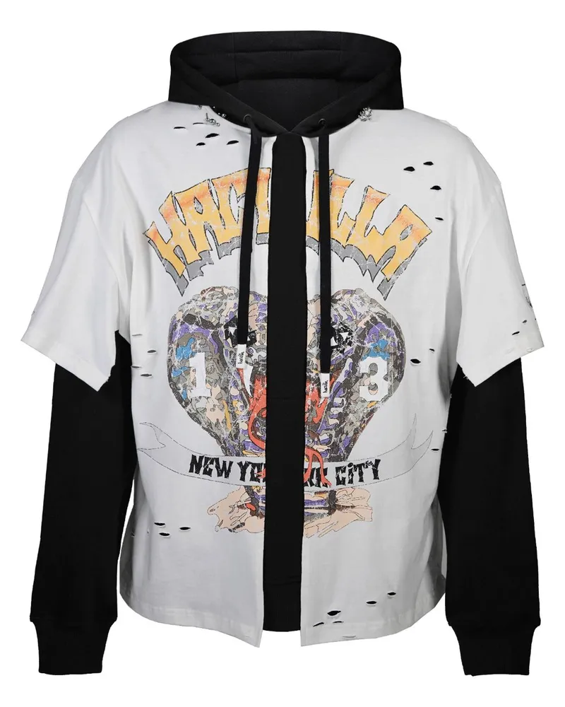 Haculla King Cobra Hoodie - Weiß Weiß