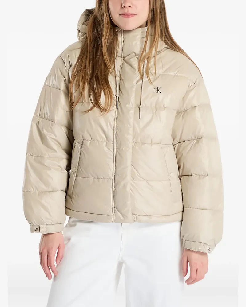 Calvin Klein Shine puffer jacket - Nude Nude
