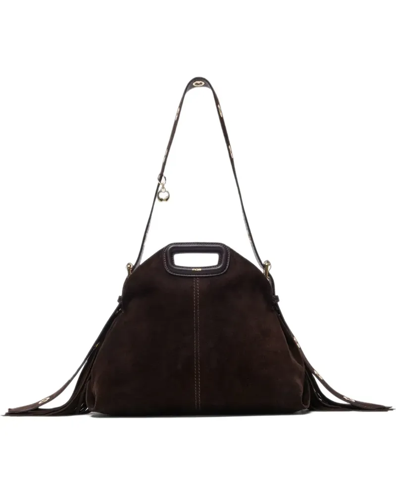 Maje suede Miss M bag - Braun Braun
