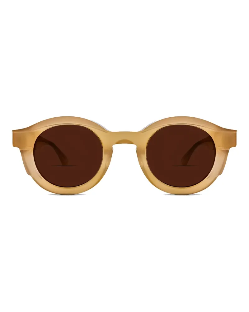 Thierry Lasry Slippery round-frame sunglasses - Nude Nude