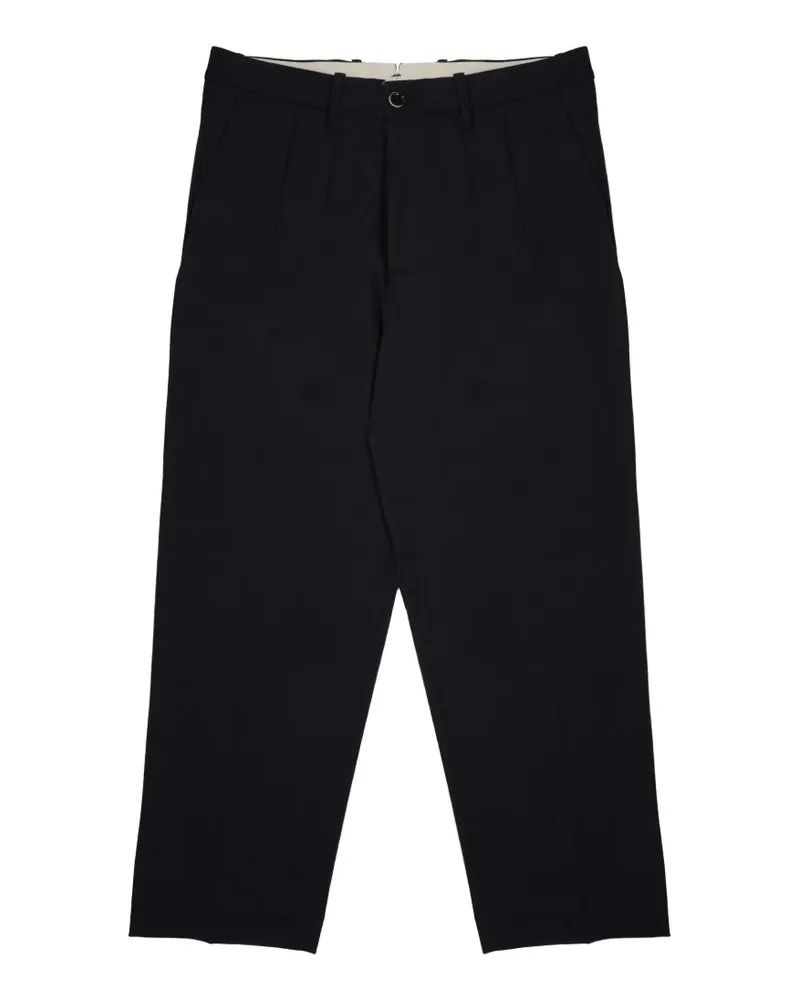 nine:inthe:morning pleated trousers - Blau Blau