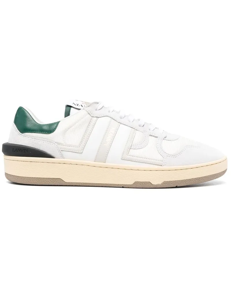 Lanvin Sneakers mit Kontrasteinsätzen Weiß