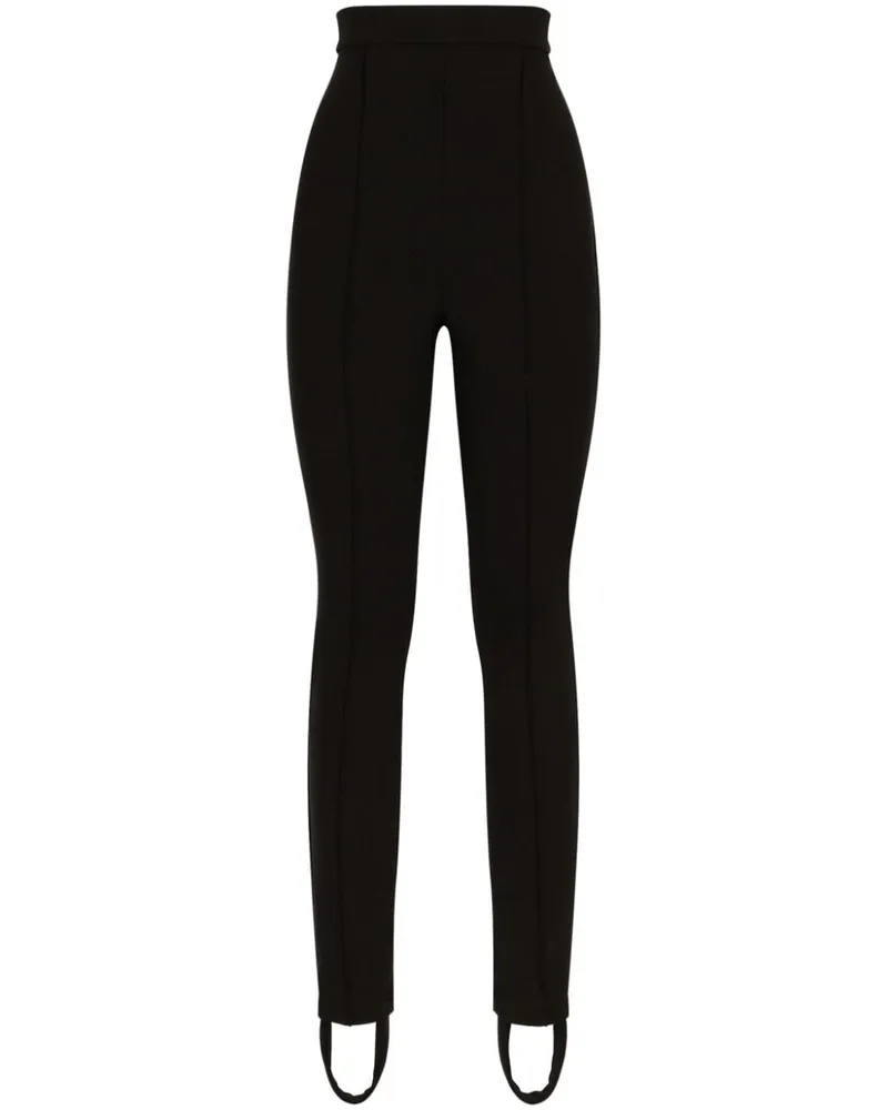 Dolce & Gabbana Leggings mit Steg - Schwarz Schwarz