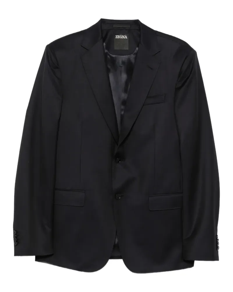 Ermenegildo Zegna single-breasted wool suit - Blau Blau
