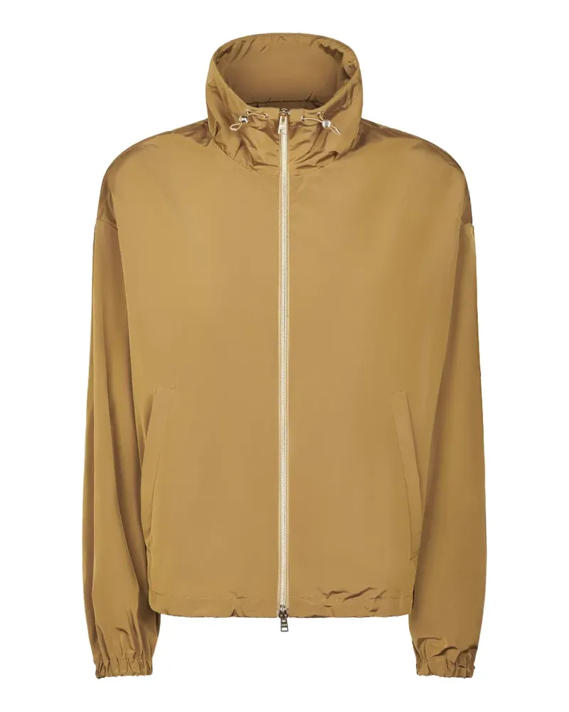 Herno high-neck zip-up jacket - Nude Nude