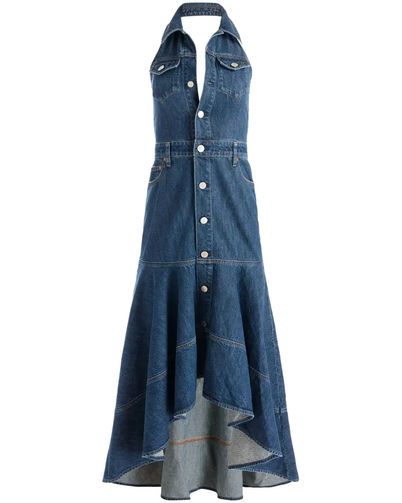 Alice + Olivia Juana Midikleid - Blau Blau