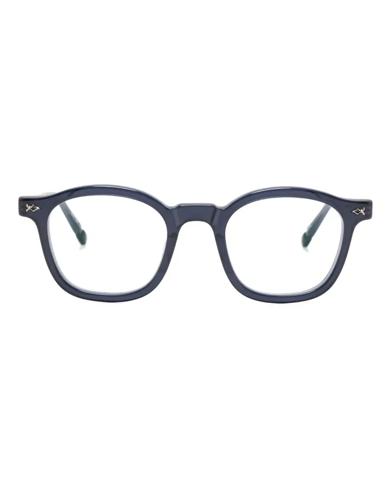 MATSUDA Brille mit eckigem Gestell - Blau Blau