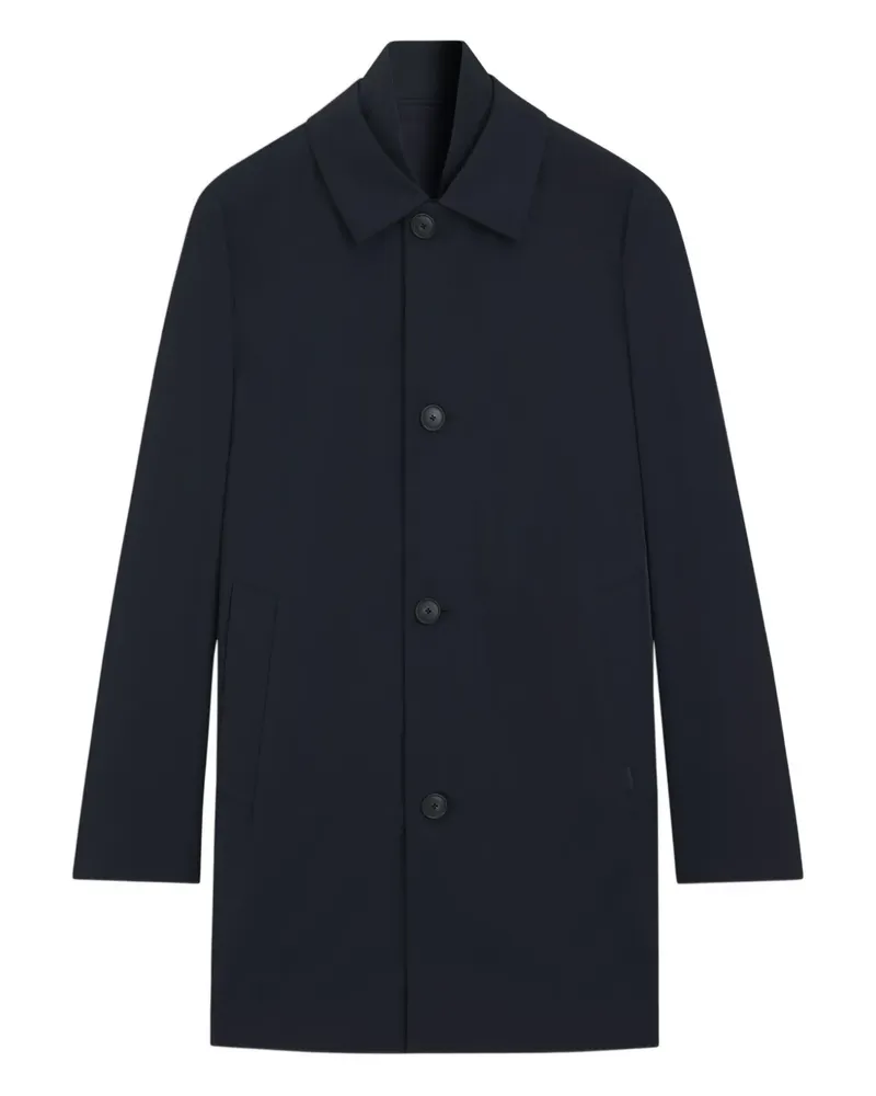 HUGO BOSS Geknöpfter Mantel - Blau Blau