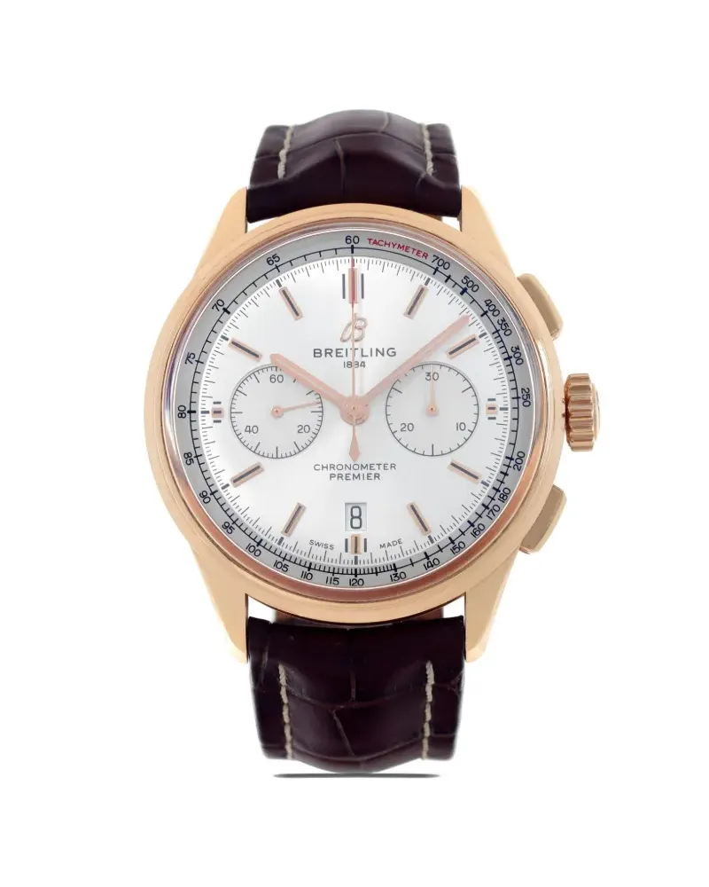 Breitling Pre-owned Premier 42mm - Weiß Weiß