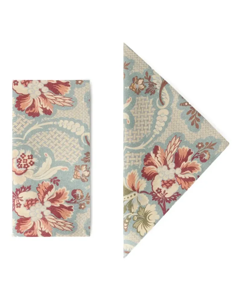 CABANA Iris Leinenservietten (4er-Set) - Mehrfarbig Mehrfarbig