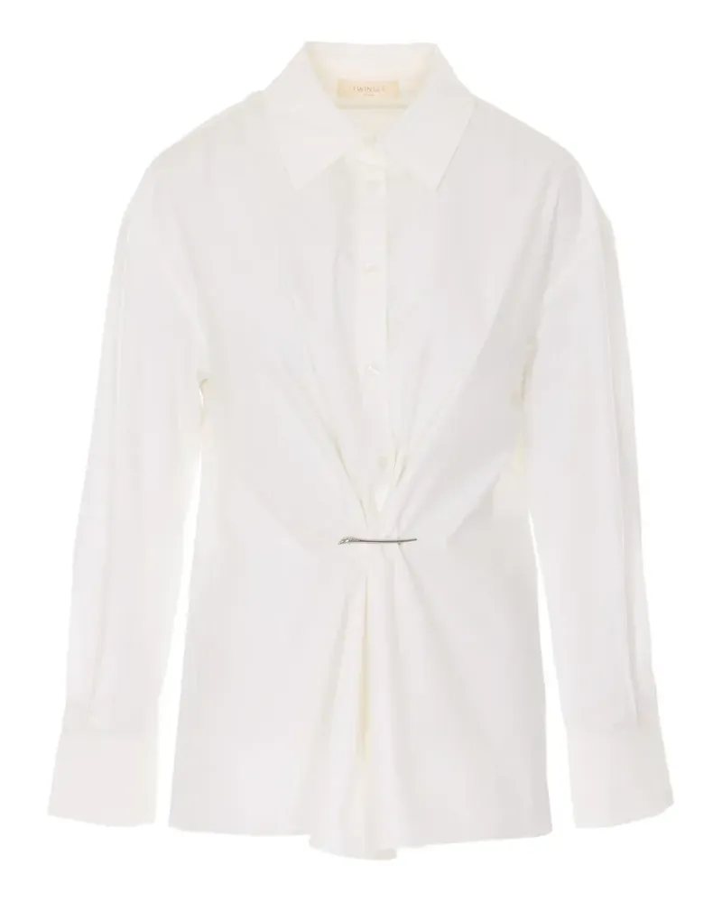 Twin-Set long-sleeve buttoned shirt - Weiß Weiß