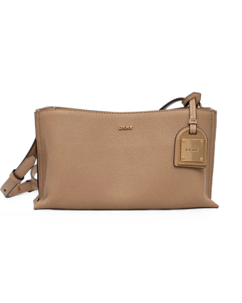 DKNY Alya logo-plaque crossbody bag - Braun Braun