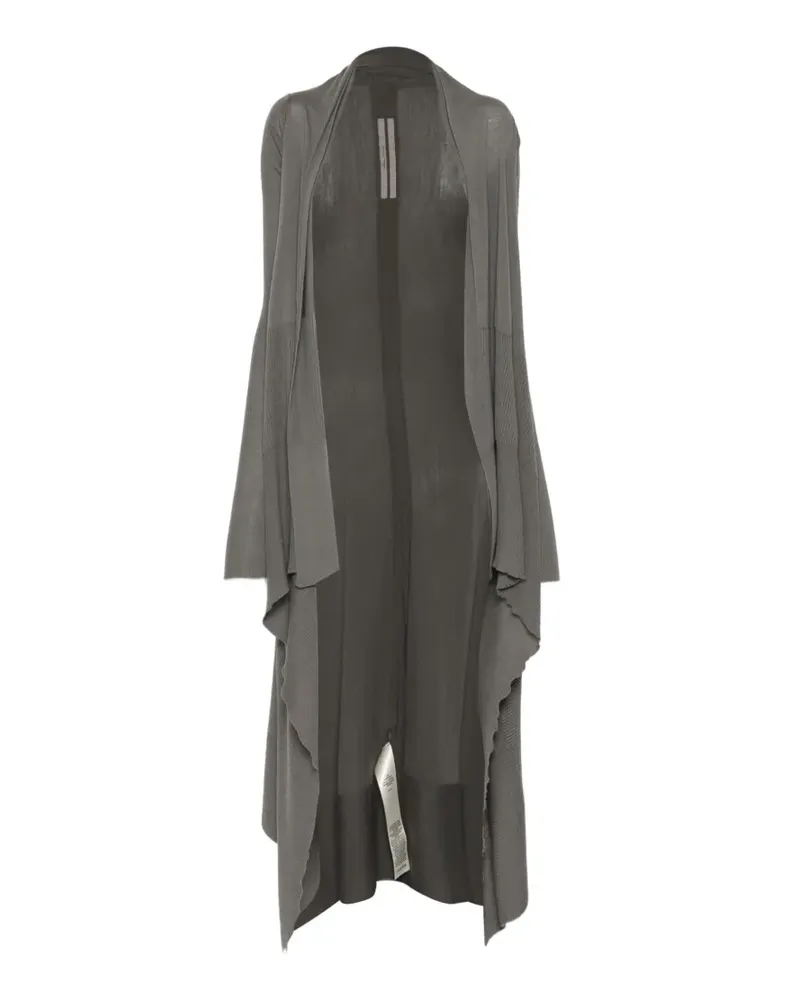 Rick Owens Asymmetrischer Cardigan - Grau Grau