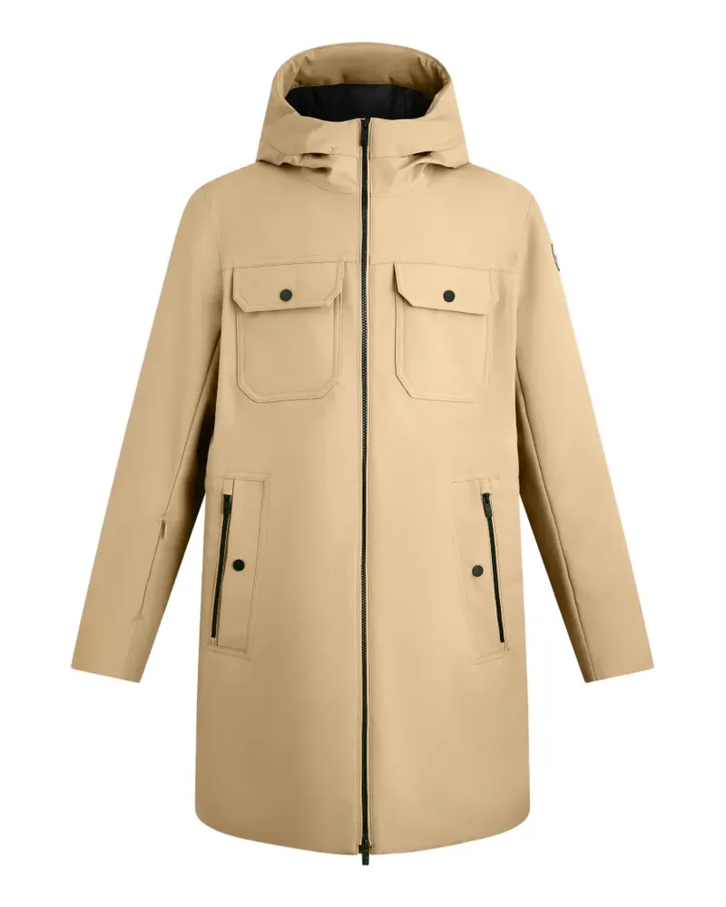 FUSALP hooded pocket coat - Nude Nude