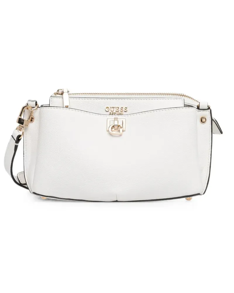 Guess Isobel logo-plaque cross-body bag - Weiß Weiß