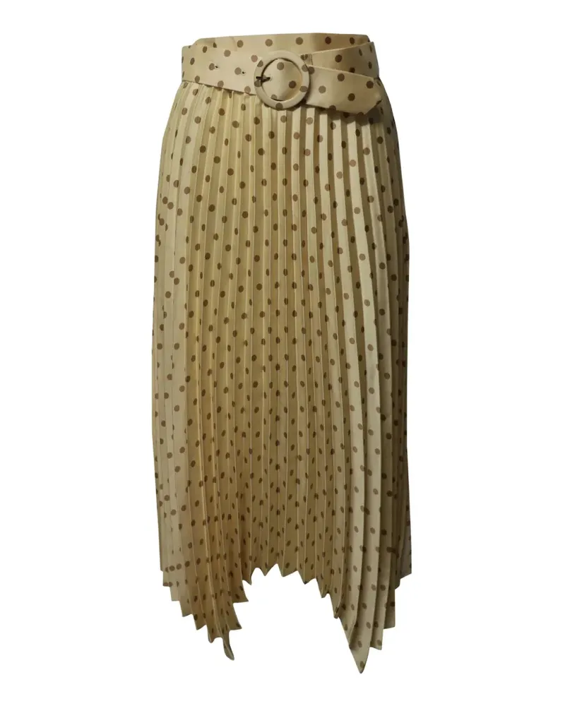 Sandro Plissierter Maxirock - Nude Nude
