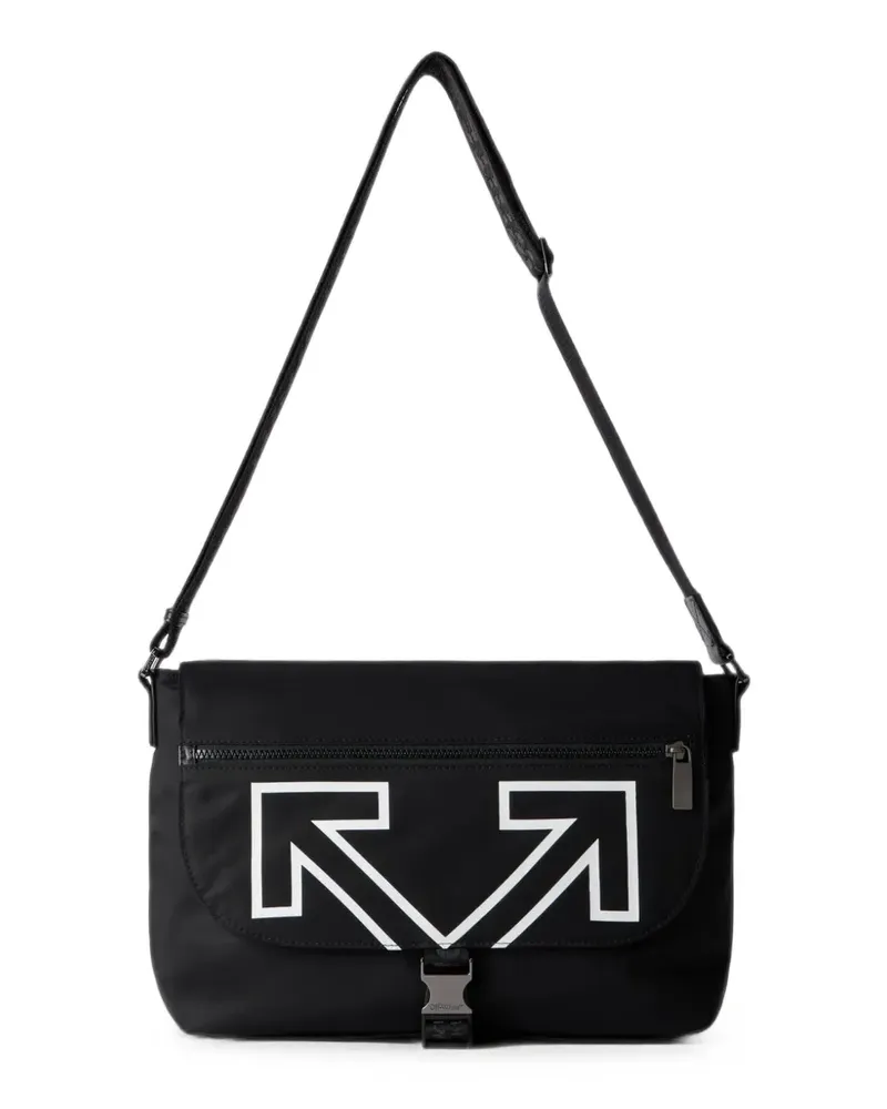 OFF-WHITE Schultertasche mit Pfeil-Print - Schwarz Schwarz