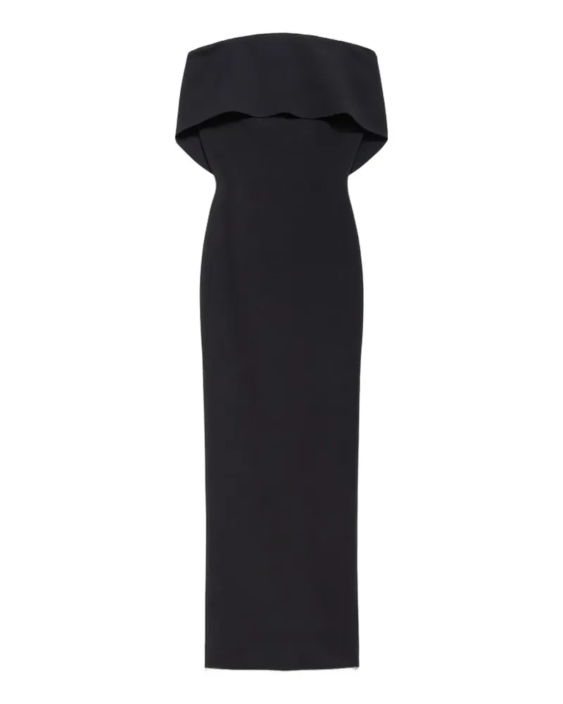 Aniye By off-shoulder slit-detail maxi dress - Schwarz Schwarz